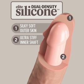 Фаллос King Cock 9" Silicone Dual Density