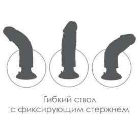 Фаллос-вибратор 7" Vibrating Cock with Balls