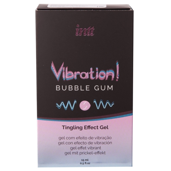Возбуждающий гель INTT Vibration! Bubble Gum